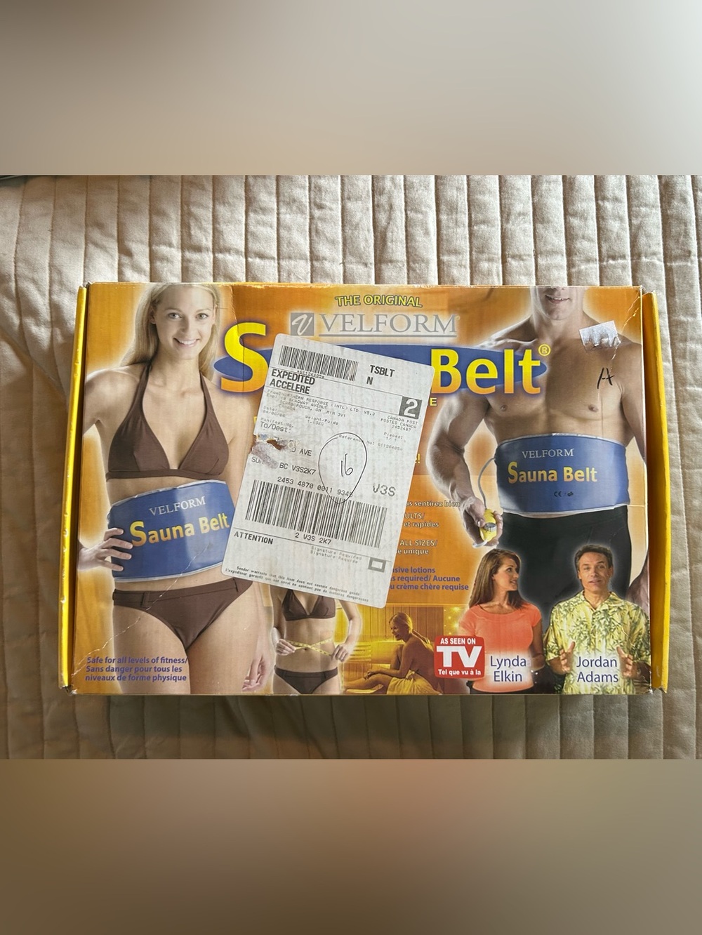 Velform Sauna Belt - Blue Waist Trimmer